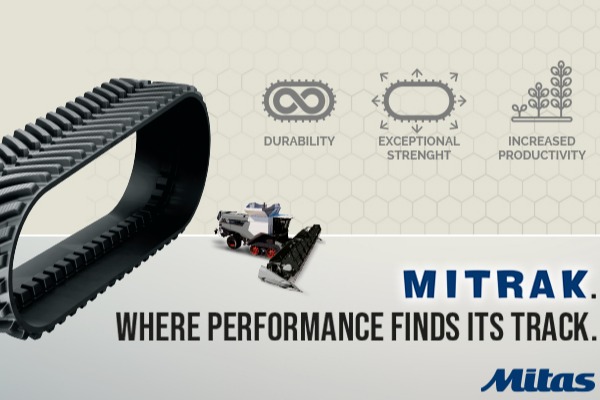 MITRAK premijera: Mitas predstavlja prve gumene gusenice za modernu mehanizaciju